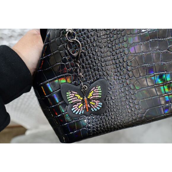 Sharif Leather Kiss Lock Convertible Crossbody Bag - Picture 3 of 5